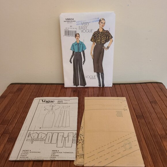 Vintage Vogue Patterns - Very Easy Vogue/5 Easy Pieces - Picture 4 of 7